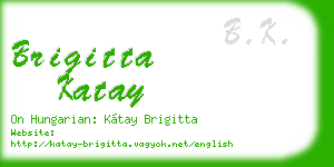 brigitta katay business card